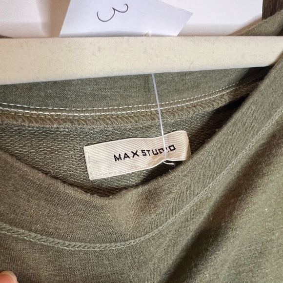 001. Max Studio Lichen Shirt Dress with Pockets 1X - Picture 2 of 3